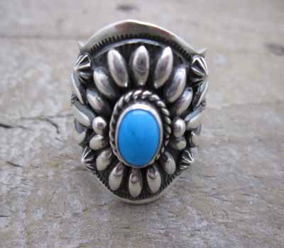 Vintage Black Onyx Sterling Silver Ring Size 7.25, Native American Indian  Jewelry for Women