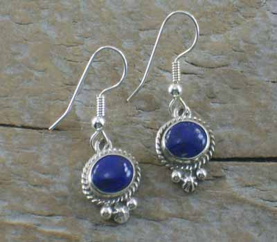 Native American Indian sterling silver earrings, American Indian ...